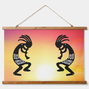 Native American Southwestern Kokopelli Hangend Wandkleed