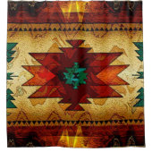 Native American Southwestern Tribal Douchegordijn (Voorkant)