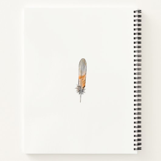 Native American Spiral notebook Notitieboek (Achterkant)