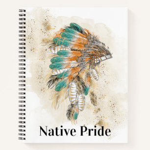 Native American Spiral notebook Notitieboek