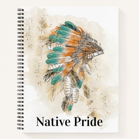 Native American Spiral Notitieboek (Voorkant)