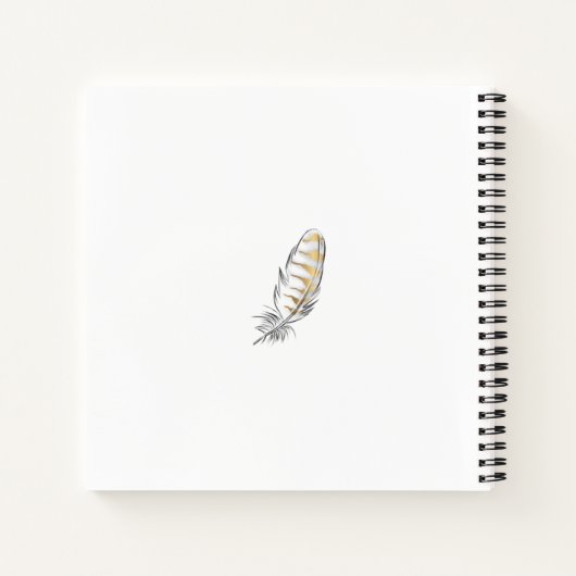 Native American Spiral Sketchbook Notitieboek (Achterkant)