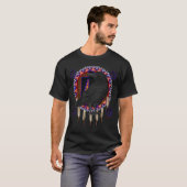 Native American Spirit Animal Crow design - t-shir T-shirt (Voorkant volledig)