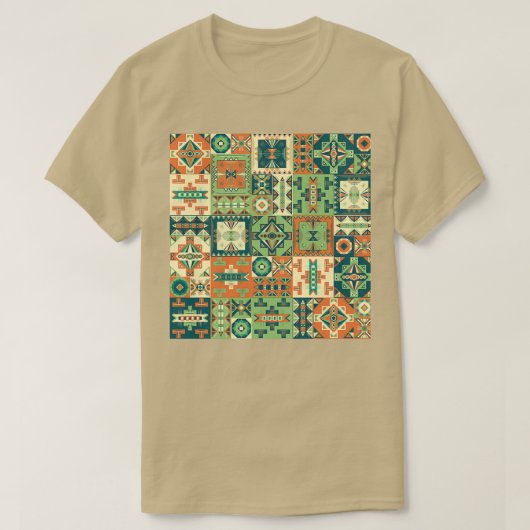 Native American Square T-shirt (Design voorkant)