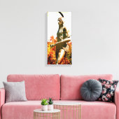 Native American Statue, Kansas City Canvas Afdruk (Insitu (Woonkamer))