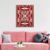 Native American Storm Pattern Canvas Afdruk (Insitu (Woonkamer))
