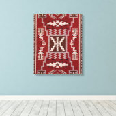 Native American Storm Pattern Canvas Afdruk (Insitu (Houten vloer))