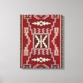 Native American Storm Pattern Canvas Afdruk (Voorkant)