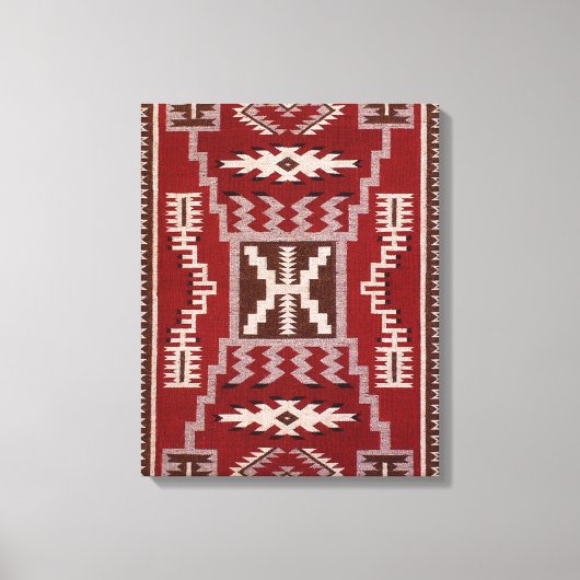 Native American Storm Pattern Canvas Afdruk (Voorkant)
