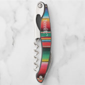 Native American Striped gepersonaliseerd Kurkentrekker (Voorkant)