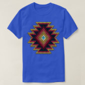 Native American Style Fiery Sunburst T-shirt (Design voorkant)