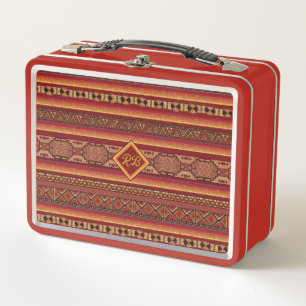Native American Style Lunch Box w / out initiaal (