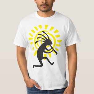 Native American Sun Mannen Kokopelli T-Shirt