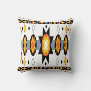 Native American Sun Pattern Kussens