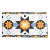 Native American Sun Pattern Kussensloop (Achterkant-Links)