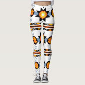 Native American Sun Pattern Leggings (Voorkant)