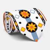 Native American Sun Pattern Stropdas (Opgerold)