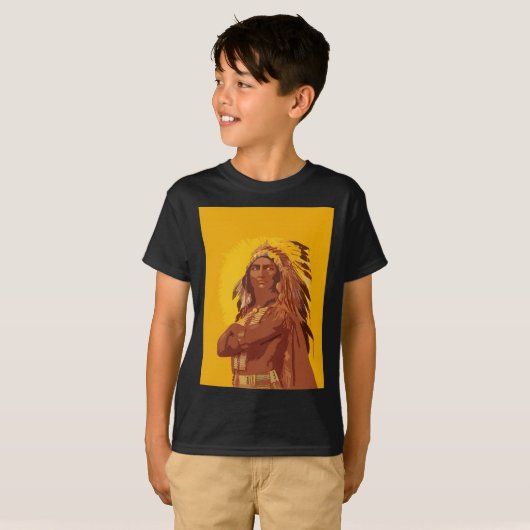 Native American T-Shirt (Voorkant volledig)