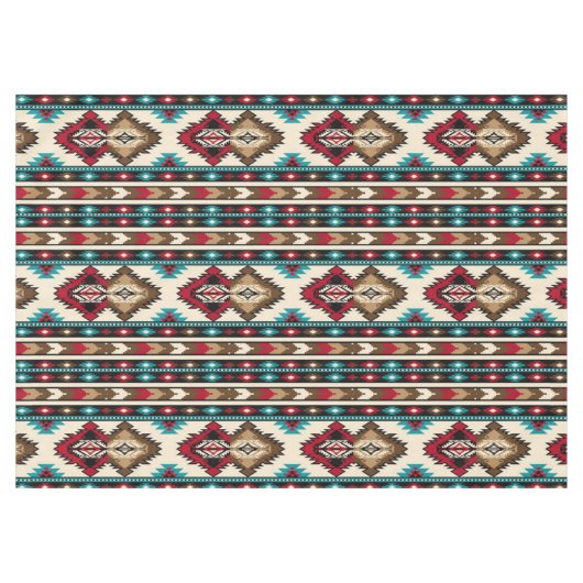 Native American Tafelkleed (Voorkant (Horizontaal))