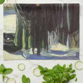 Native American, Taos Girls van Walter Ufer Theedoek (Gevouwen)