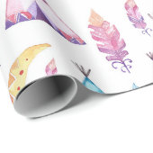 Native American Teepees Dreamweaver Arrows Cadeaupapier (Rol Hoek)