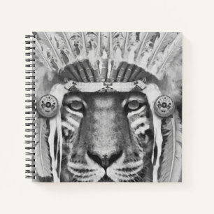 Native American Tiger Chief Notitieboek