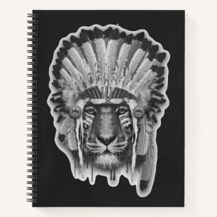 Native American Tiger Chief Notitieboek
