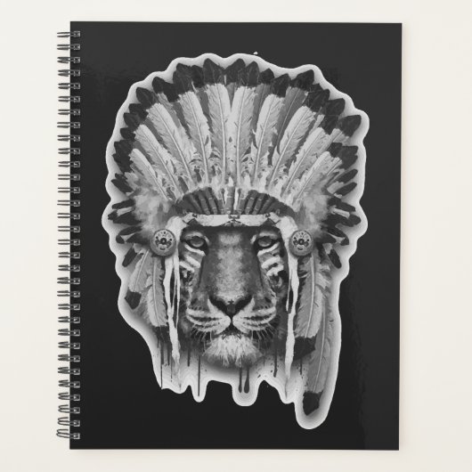 Native American Tiger Chief Planner (Voorkant)