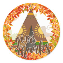 Native American Tipi - Geef Bedankt