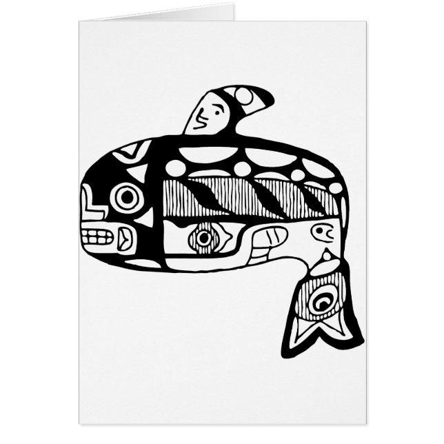 Native American Tlingit Whale (Voorkant)
