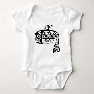 Native American Tlingit Whale Romper