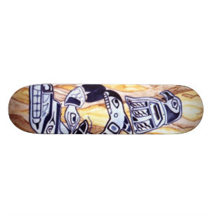 Native American Totem Pole Skateboard