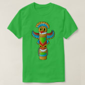 Native American Totem Poles T-shirt (Design voorkant)
