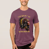 Native American Tri-Blend Shirt (Voorkant)
