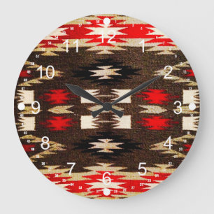 Native American Tribal Design Print Grote Klok