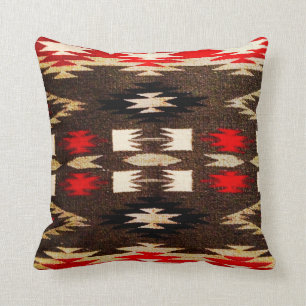 Native American Tribal Design Print Kussen