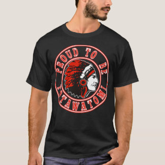 Native American trots om potawatomi te zijn T-shirt