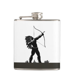 Native American Vinyl Wrapped Flask Heupfles