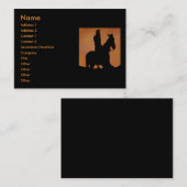 Native American Visitekaartje (Voorkant / Achterkant)