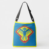 Native American-vogelsymbool Crossbody Tas (Voorkant)