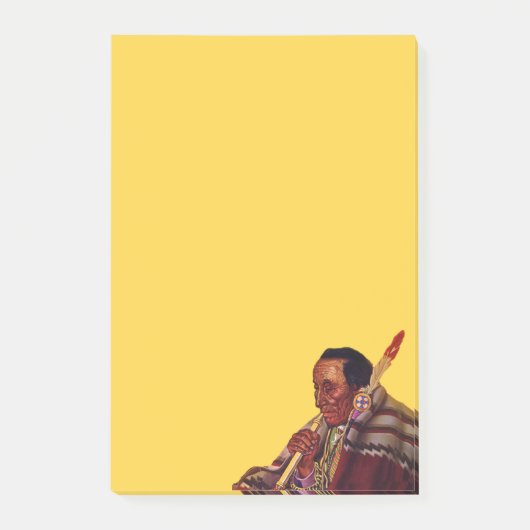  Native American Warrior Peace Pipe Post-it® Notes (Voorkant)