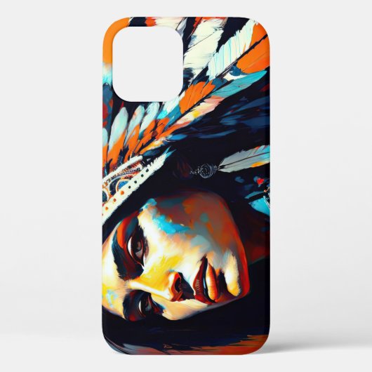 Native American Warrior Princess Case-Mate iPhone Case (Achterkant)
