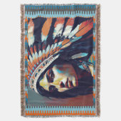 Native American Warrior Princess Deken (Voorkant Verticaal)