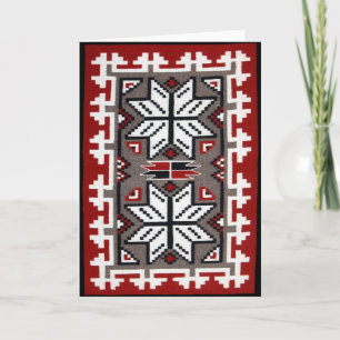 Native American Weaving and Facts Card Kaart