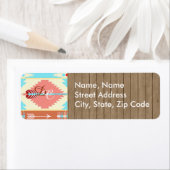 Native American Wedding Address Label (Insitu)
