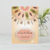 Native American Wedding Invitation Kaart (Staand voorkant)