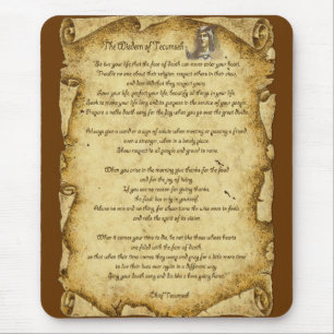 Native American Wisdom Chief Tecumseh Muismat