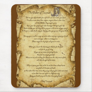 Native American Wisdom Chief Tecumseh Muismat