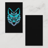 Native American Wolf Forest Animal Visitekaartje (Voorkant / Achterkant)