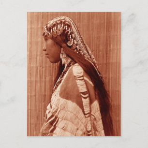 Native American Woman Briefkaart